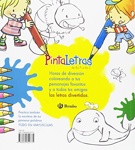 PintaLetras (Castellano - A PARTIR DE 3 AÑOS - LIBROS DIDÁCTICOS - Las divertidas aventuras de las letras y los números)