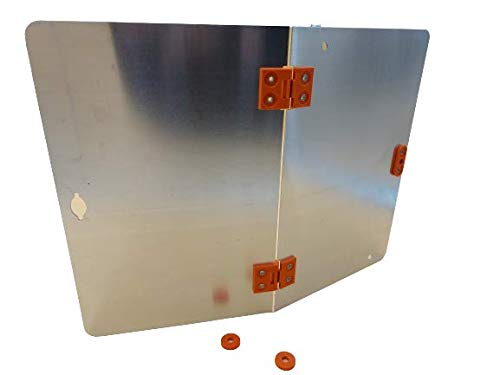 PLACA ADR PANEL ADR NEUTRO NARANJA PLEGABLE CON BISAGRA VERTICAL TRANSPORTE MERCANCIA PELIGROSA PARA CAMIÓN, REMOLQUE, SEMIRREMOLQUE, FURGÓN,PLATAFORMA