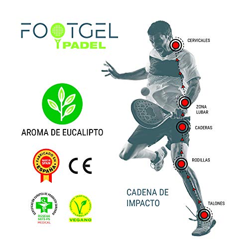 Plantilla Gel deportiva para Padel (39-42)