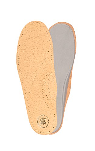 Plantillas Ortopédicas De Cuero Para Arco Longitudinal Caído, Inserciones De Calzado Para Pies Planos, Hombres Y Mujeres, Cuero Curtido Vegetal, Kaps Anatomix (43-44 EUR)