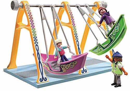 PLAYMOBIL Parque de Atracciones - Playset Barcos Columpio (5553)