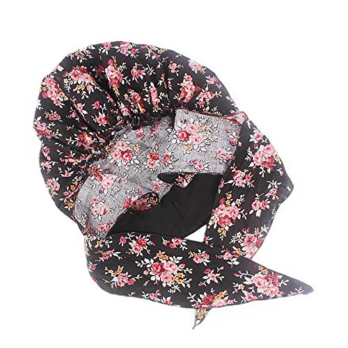 Pluto & Fox Turbante Gorra Pañuelo Para Cabeza De Tela De Mujer Para Cáncer Quimioterapia Chemo Oncológico Noche Pèrdida de Pelo Cabello (Diseño 6, 1)