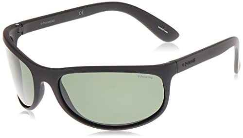 Polaroid P7334 RC 9CA Gafas de Sol, Negro (Black/Green Polarized), 63 Unisex Adulto