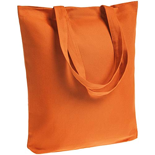 POLHIM® Bolsa de tela 100% algodón biodegradable, lavable, reutilizable, con asas largas de 48 cm, para ropa, artesanía, medidas 38 x 42 cm, densidad 220 gr/m2