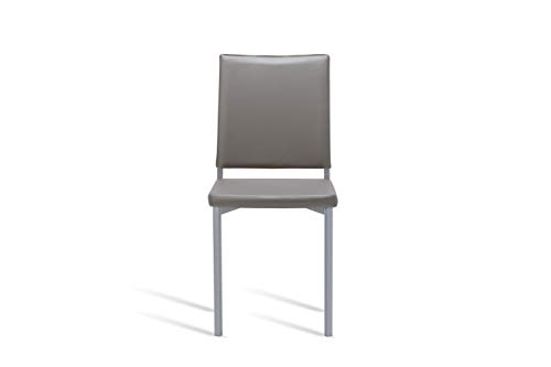 Portus Canela Silla de Cocina, Gris Mineral, 85x45x39