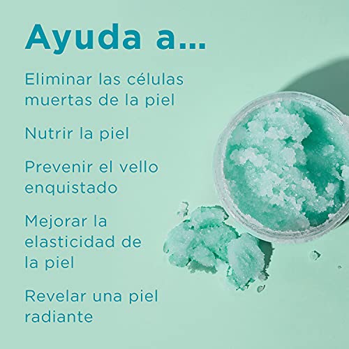 PraNaturals Exfoliante Corporal de Sal del Mar Muerto Mezclado con Aceites de Mango y Kiwi 500g 100% Body Scrub de Sales para Nutrir la Piel, Rico en Minerales Naturales para Todo Tipo de Piel