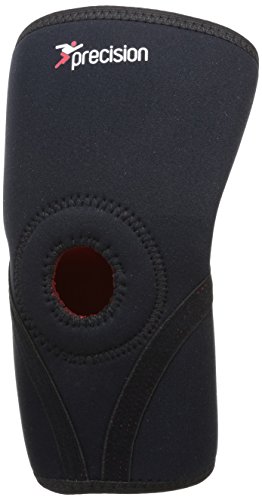 Precision Training Neoprene Knee Free Support - Black/Red, X-Large