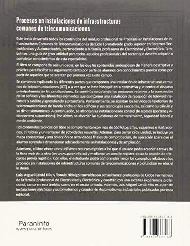 Procesos en instalaciones de infraestructuras comunes de telecomunicaciones