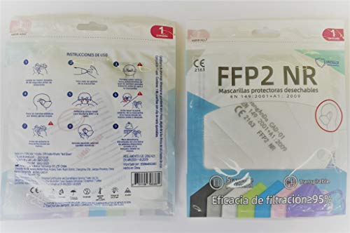 PROMASK FFP2 NR Color blanco CE 2163 (50)