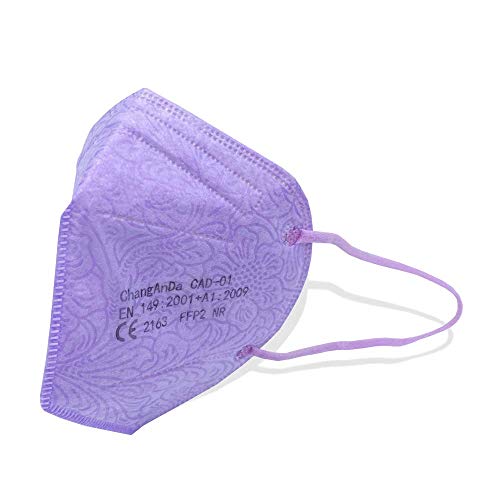 PROMASK FFP2 NR Color lila estampado CE 2163 (5)