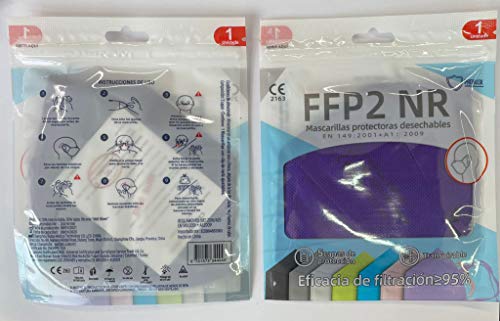 PROMASK FFP2 NR Color morado CE 2163 (25)