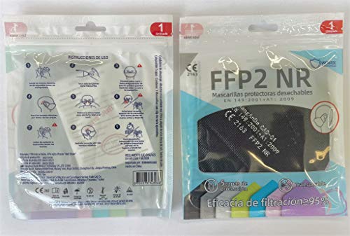 PROMASK FFP2 NR Color negro CE 2163 (10)