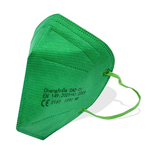 PROMASK FFP2 NR Color verde oscuro CE 2163 (5)