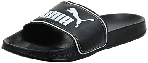 PUMA Leadcat FTR, Chanclas, para Unisex adulto, Negro (Puma Black-Puma Team Gold-Puma White), 43 EU