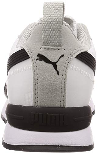 PUMA R78, Zapatillas Unisex Adulto, Blanco White/Gray Violet Black, 44.5 EU