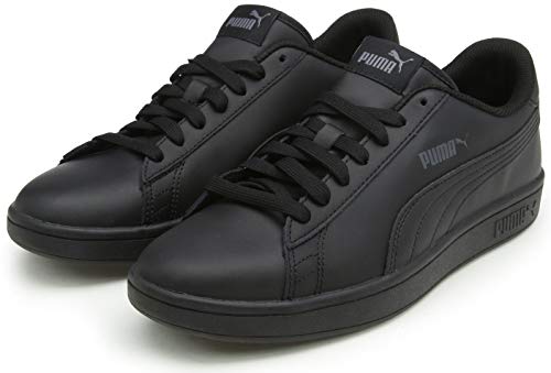 PUMA Smash v2 L, Zapatillas Bajas, para Unisex adulto, Negro (Puma Black-Puma Black), 44 EU