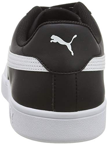 PUMA Smash v2 L, Zapatillas Bajas, para Unisex adulto, Negro (Puma Black-Puma White), 43 EU