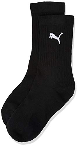 PUMA Sport Kids' Socks (5 Pack) Calcetines, Black/White, 31-34 (Pack de 5) Unisex niños