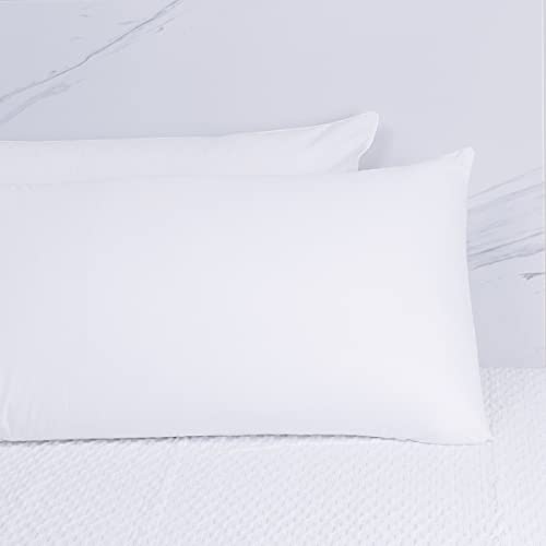 Purpura Home Almohadas Antiácaros e Antialérgico, Firmeza, 100% Microfibra, Almohadas para Camas, Pillow (Coral, 90 cm)