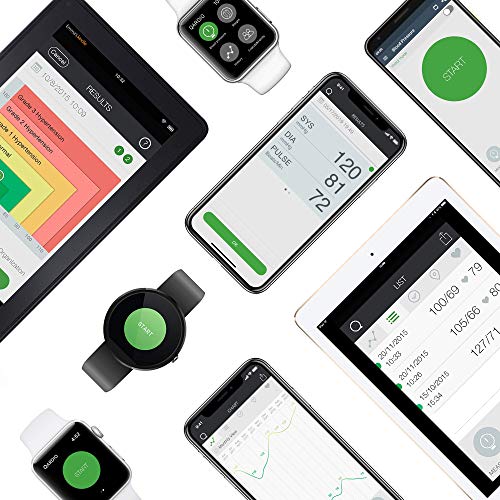 QardioArm -Tensiómetro Inalámbrico para iOS y Android, Color Blanco Polar