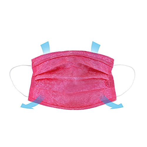 QD Health - Mascarillas Quirúrgicas fabricadas en España - Color Rosa (50)