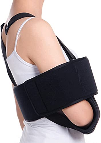 QIANMEI órtesis de Codo Sling Sling Inmovilizador de Hombros, Soporte del Manguito del rotador, Correa médica for Huesos Rotos y fracturados dislocación, esguinces, cepas de lágrimas