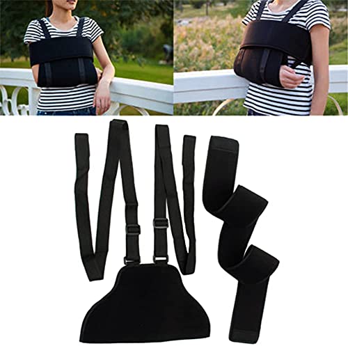 QIANMEI órtesis de Codo Sling Sling Inmovilizador de Hombros, Soporte del Manguito del rotador, Correa médica for Huesos Rotos y fracturados dislocación, esguinces, cepas de lágrimas