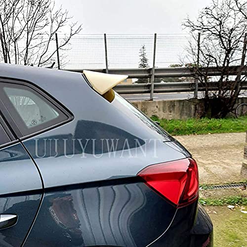 QINDE Coche Abs Alerón Traserode Labio De Techo para VW Seat Ibiza Hatchback 2017-2020, Trasero Techo Maletero Spoiler Cola Lip Spoiler