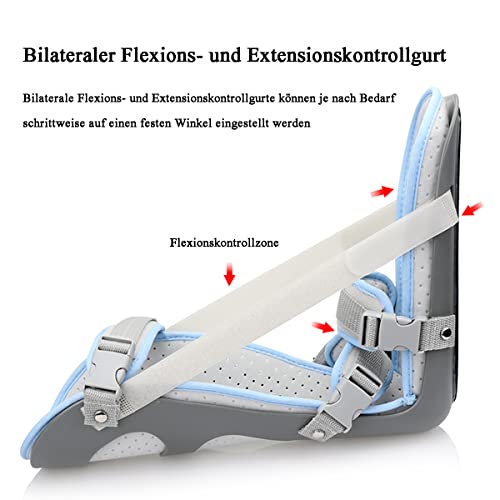 QNMM Férula Nocturna Posterior para Fascitis Plantar: Tobillera Ajustable con Caída para El Pie para Estiramiento de Fascia, Tendón Y Pantorrilla, Tratamiento de Dolor de Talón Y Espolón Óseo O Arco