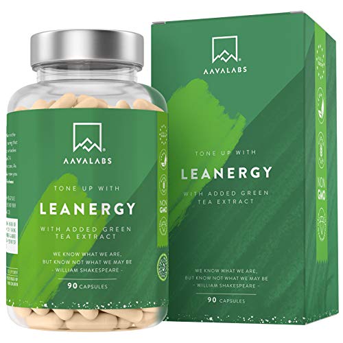 Quemagrasas Potente - Apoya a la perdida de peso + Acelerador Metabolismo - Termogenico natural con Extracto de Te Verde, Extracto de Café Verde y Garcinia Cambogia - 95% Polifenoles - 90 Cápsulas