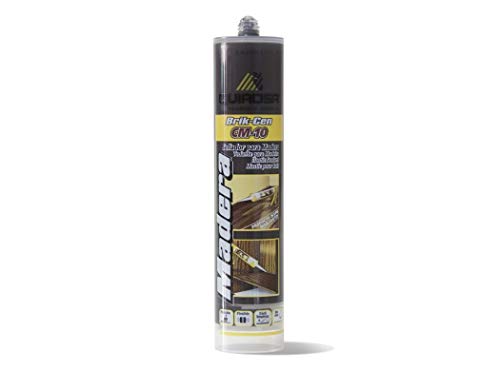 Quiadsa 52502327 Sellador Elástico para Madera, Wengué, 300 ml