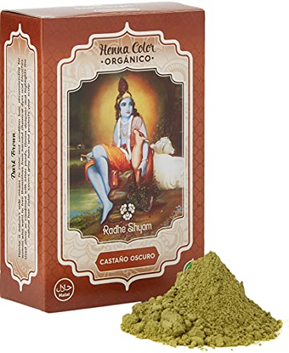 Radhe Shyam Henna Castaño Oscuro Polvo RAD