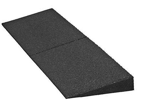 Rampa de goma para bordillos, 1000 x 250 x 30 hasta 110 mm, rampa para umbral de puerta, rampa para bordillos para coche, garaje (1000 x 250 x 30 mm)