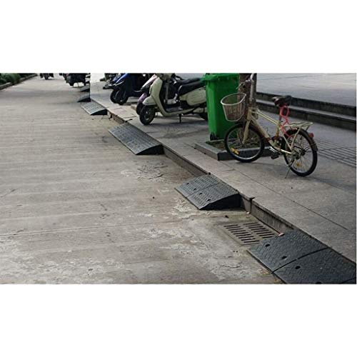 Rampas umbral, Estacionamiento Servicio Garaje Rampas de fábrica al Aire Libre de Carga rampas for Bicicletas Alquiler de Motos Scooter rampas for sillas de Ruedas (Size : 48 * 25 * 12CM)