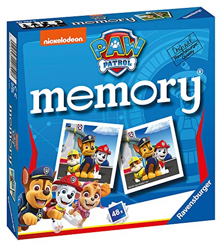 Ravensburger Paw Patrol - Mini Juego de Memoria para niños a Partir de 3 años