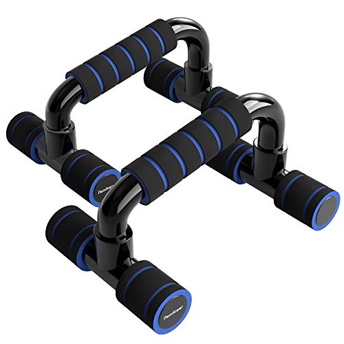 Readaeer --Pushup Bar,Soporte para Flexiones, Negro (Azul)