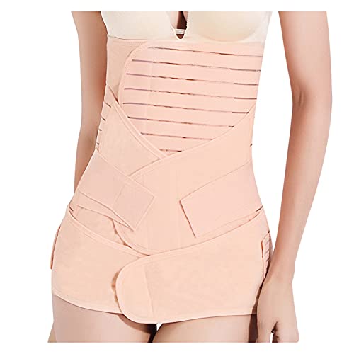 REAPP Mujer Cintura Cinturones posparto cinturón Abdominal recuperación Pelly Pelvis Shapewear Transpirable Delgado Bandas del Vientre (Color : Skin Color 2, Maternity Size : M)