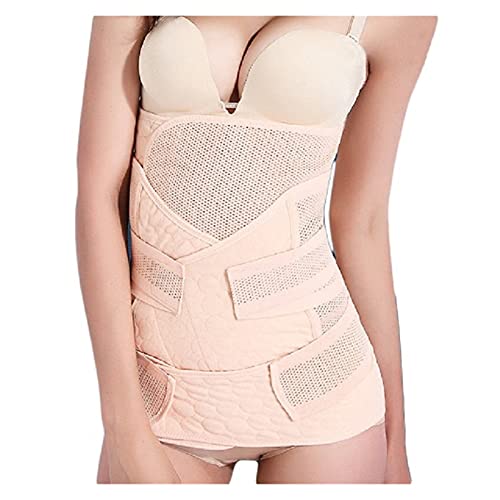 REAPP Mujer Cintura Cinturones posparto cinturón Abdominal recuperación Pelly Pelvis Shapewear Transpirable Delgado Bandas del Vientre (Color : Skin Color 2, Maternity Size : M)