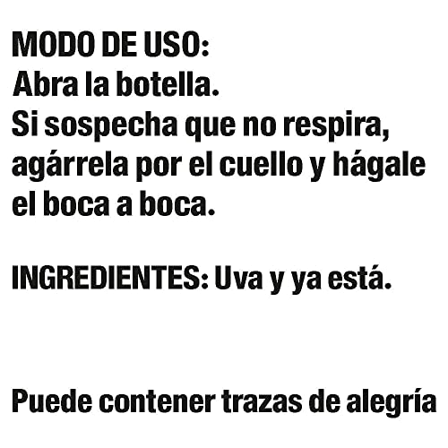 Regalo original. 2 Botellas de vino tinto Cuñado molas un huevo. 75cl.