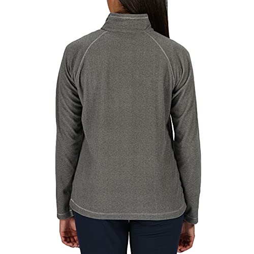 Regatta Montes Sudadera Ligera de Felpa con Media Cremallera, Mujer, Gris (Dark Light Steel), EU 36