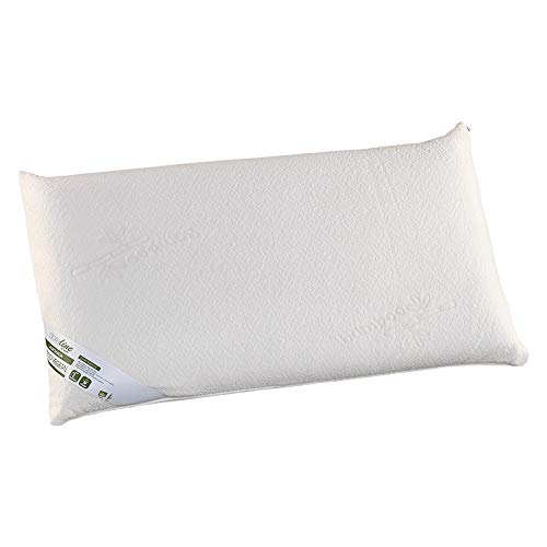 Relax Almohada visco-Vegetal Tejido Bamboo firmeza Suave - 70cm