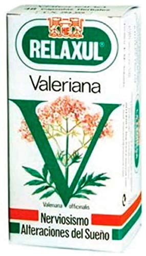 RELAXUL Valeriana. Relajante a base de Valeriana Officinalis. Caja de 48 Cápsulas