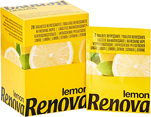 Renova Toallitas Refrescantes de Limón, 20 Toallitas