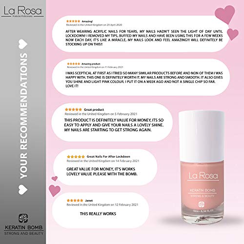 REPARADOR de uñas KERATIN BOMB - SUERO PARA UÑAS con queratina, queratina tratamiento, preparado PARA FORTALECER Y REGENERAR la lámina de la uña - 10 ml