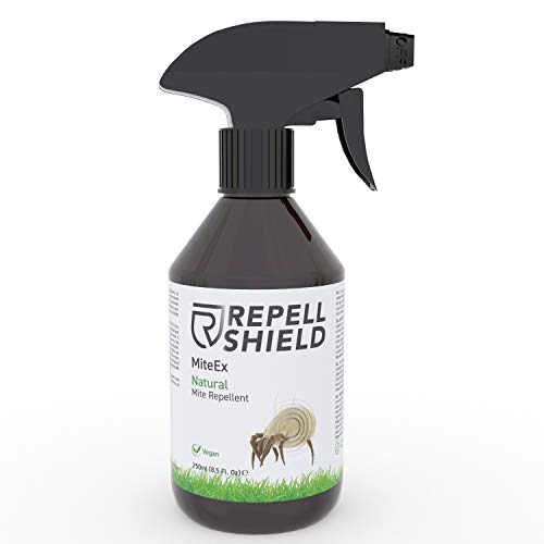 RepellShield Repelente Antiacaros Spray - Spray Anti Acaros, Arañas Rojas y Ácaros de Polvo - Spray Antiacaros Colchón con Aceites Escenciales - Alternativa Ideal para Eliminar Ácaros en Casa, 250 ml