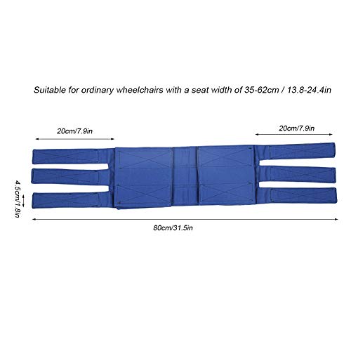 Reposapiernas para silla de ruedas Cinturón de seguridad Correa de sujeción ajustable para piernas Cinturón de seguridad para sujeción del paciente