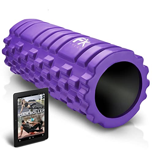 Rodillo de Espuma Foam Roller Pilates para Terapia de Masaje – Para Muscular Fitness Pilates Yoga - La Mejor Herramienta de Masaje para Todo Deportivo - Tejido Profundo Liberación Miofascial