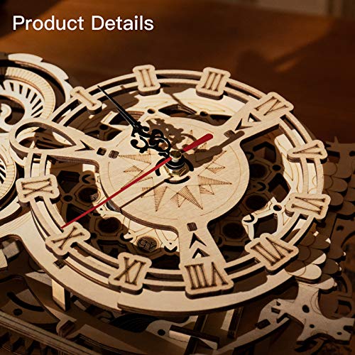 ROKR Owl Clock Puzzle 3D Maqueta Madera | Maquetas para Montar | Maquetas para Construir Adultos