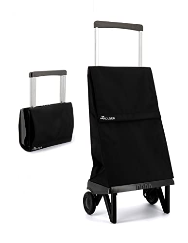 Rolser Carro Plegamatic MF 2 Ruedas Plegable - Negro