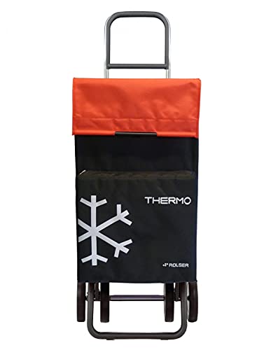 Rolser Carro Termo Fresh MF 4 Ruedas - Negro y Rojo